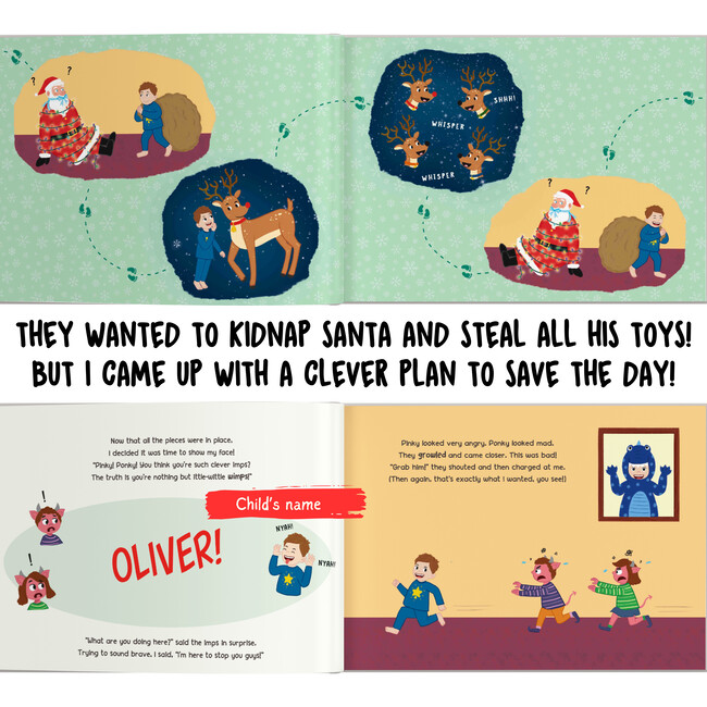 How I Saved Santa from Pinky & Ponky! (Personalized Christmas Adventure Story) - Books - 6