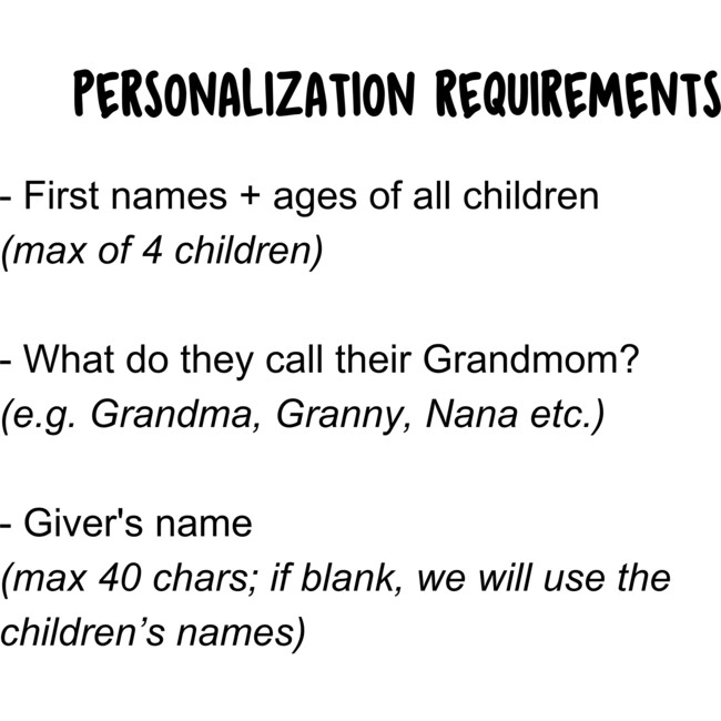 Grandma and Us / Me (A Personalized Read-Aloud Gift from upto 4 Grandkids to Grandmom) - Books - 7