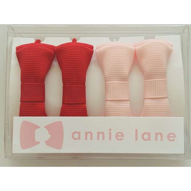 Four Ponytail Box Set, Valentine's Day Pink/Soft Pink