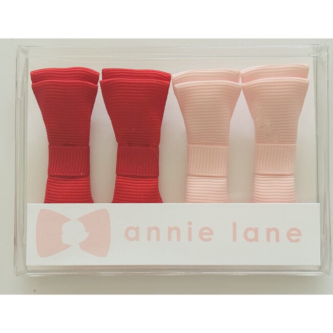 Four Bows Box Set, Valentine's Day Pink/Soft Pink