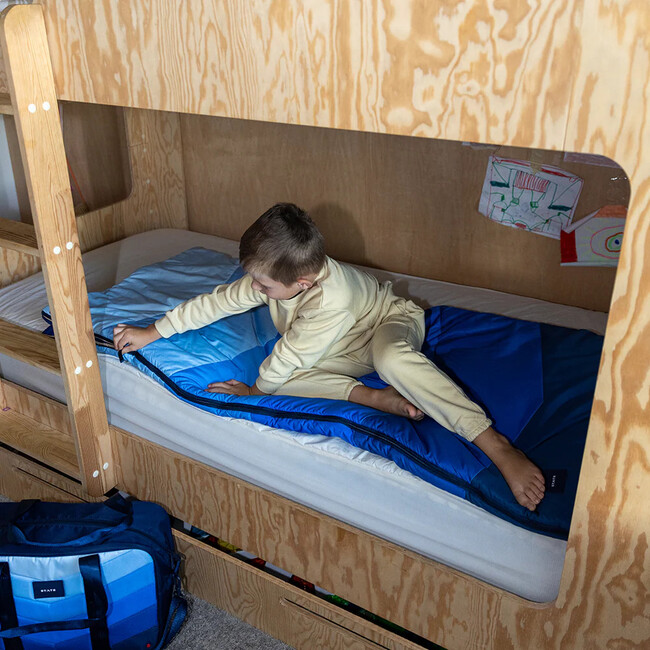 Redwood Sleeping Bag, Blue Chevron