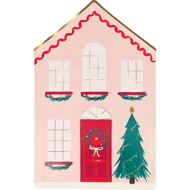 Festive House Plates - Party - 5
