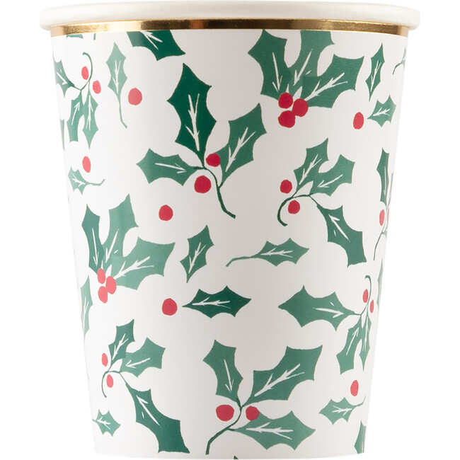 Holly Pattern Cups - Party - 1