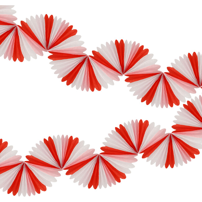 Candy Cane Stripe Honeycomb Garland - Garlands - 1