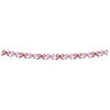 Red & Pink Glitter Bow Garland - Garlands - 5 - thumbnail