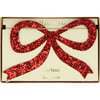 Red & Pink Glitter Bow Garland - Garlands - 6 - thumbnail
