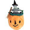 Pumpkin Witch Mini Doll - Soft Dolls - 1 - thumbnail