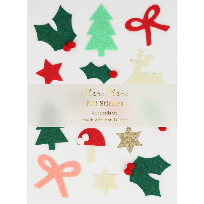 Felt Christmas Icon Stickers - Favors - 3