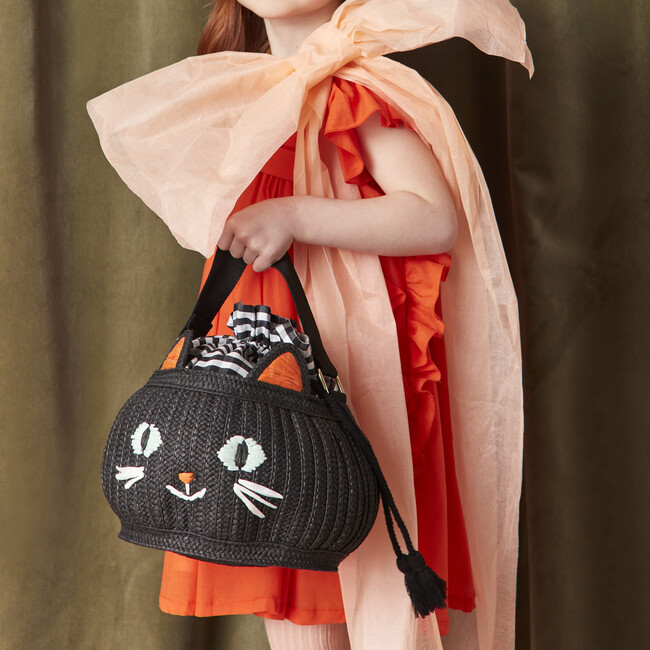 Trick Or Treat Cat Basket Bag - Trick or Treat Baskets - 2