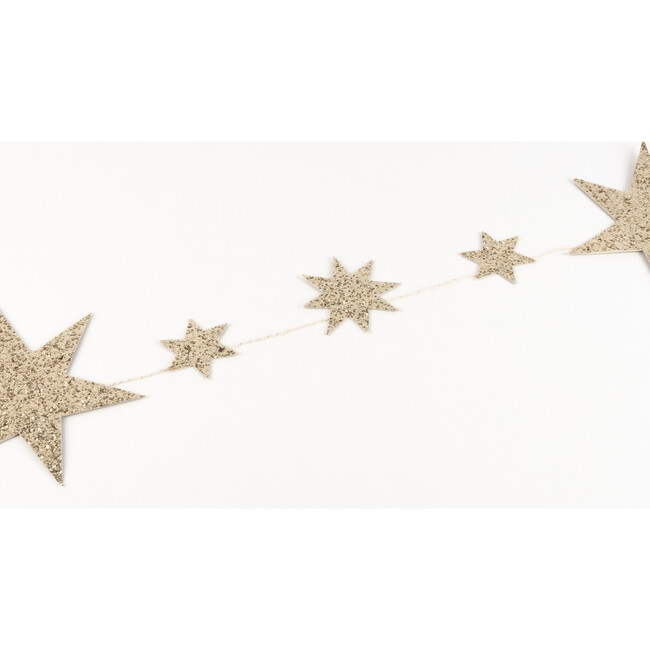 Eco Glitter Stars Garland - Garlands - 4