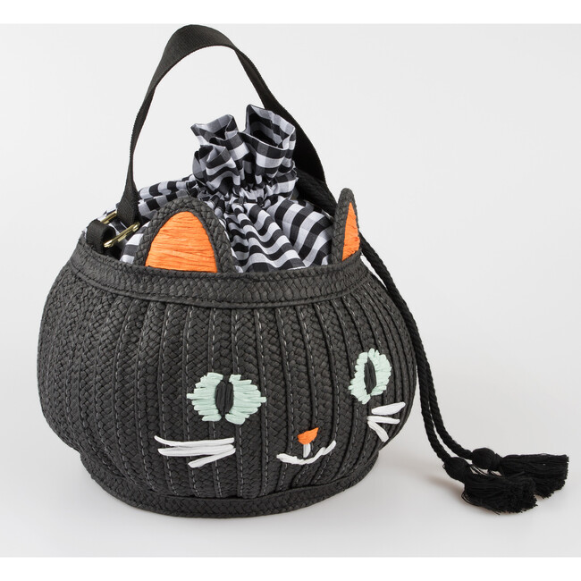 Trick Or Treat Cat Basket Bag - Trick or Treat Baskets - 3