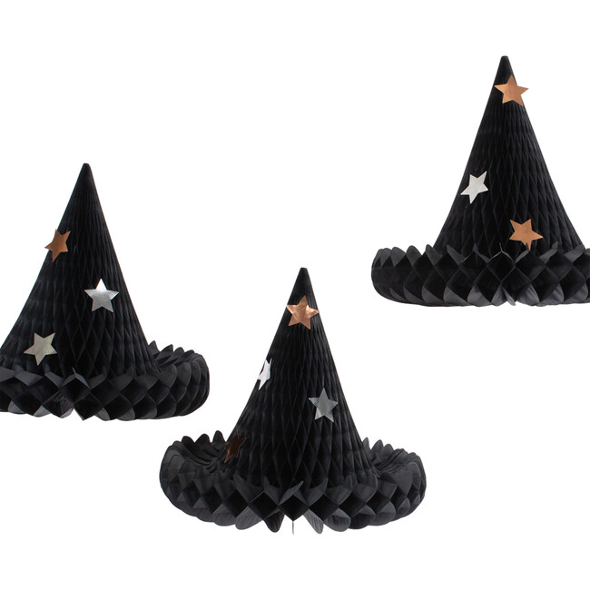 Honeycomb Witch Hat Decorations - Decorations - 1
