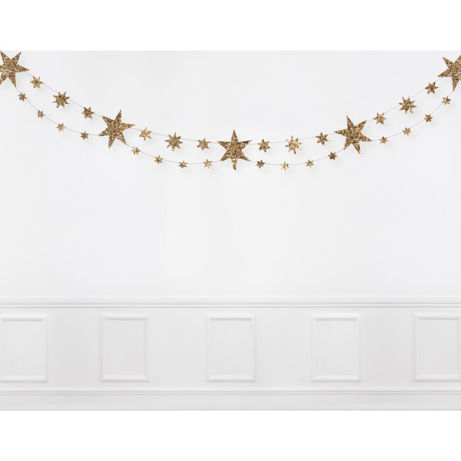Eco Glitter Stars Garland - Garlands - 6