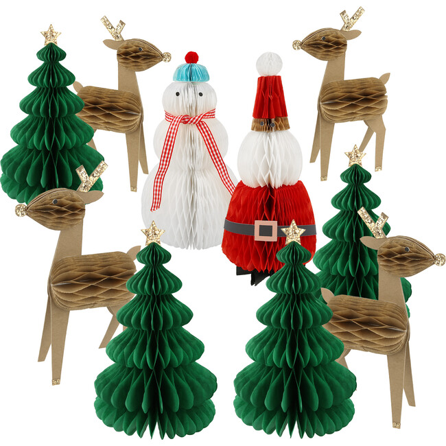 Honeycomb Christmas Characters - Party - 1