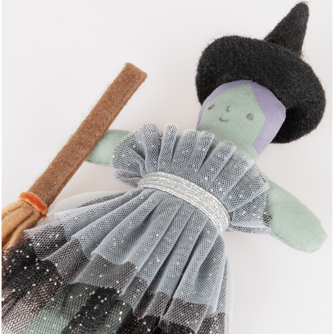 Pumpkin Witch Mini Doll - Soft Dolls - 4