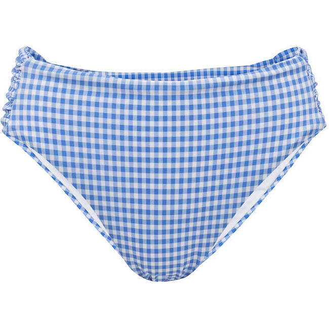 Mid Rise Ruched Bottom in Blakely Gingham