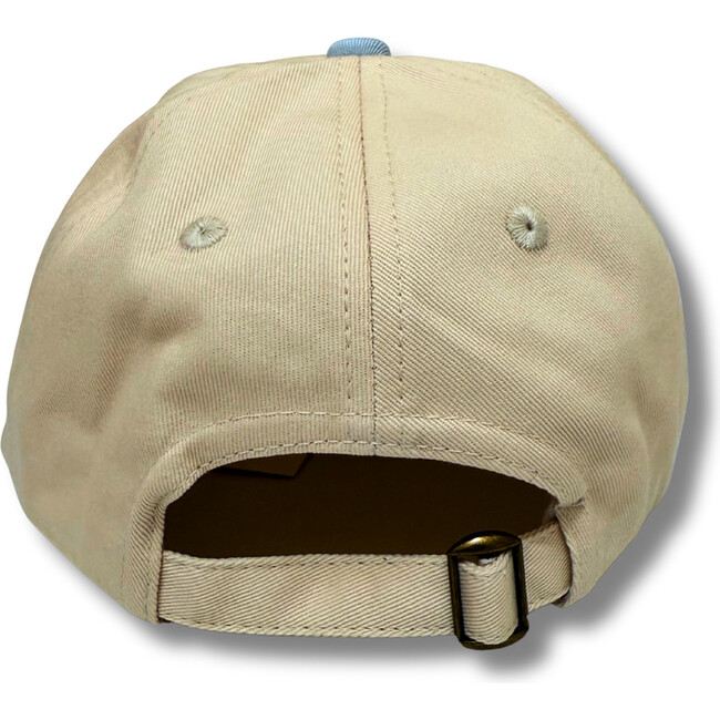 Youth Canvas Strapback, Sand/Blue - Hats - 3
