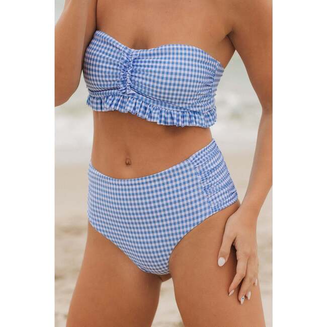 Brandi Bandeau Top in Blakely Gingham - Two Pieces - 5