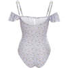 Maise One Piece in Blue Ditsy Floral - One Pieces - 6