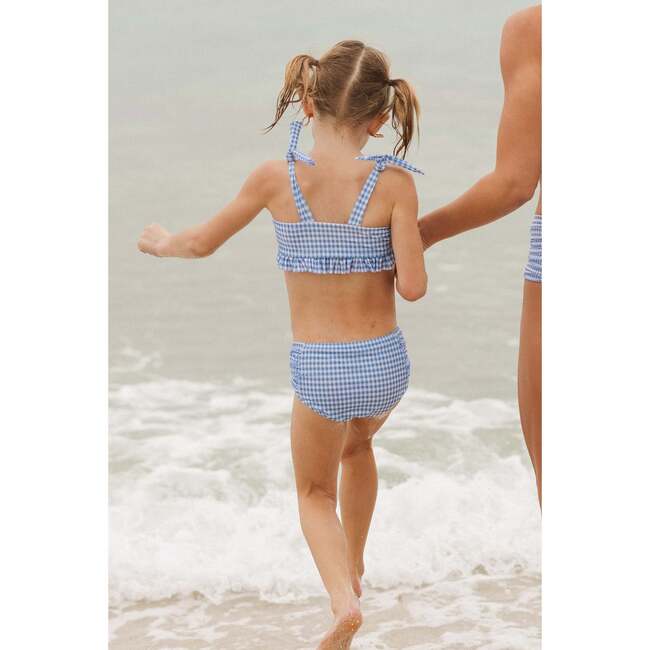 Mini Mid Rise Ruched Bottom in Blakely Gingham - Two Pieces - 5