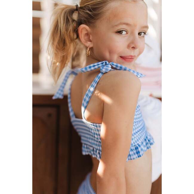 Mini Brandi Bandeau Top in Blakely Gingham - Two Pieces - 3