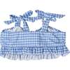 Mini Brandi Bandeau Top in Blakely Gingham - Two Pieces - 5