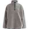 Sherpa Fleece Pullover, Gray - Sweatshirts - 1 - thumbnail
