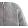 Puffer Jacket with High Collar, Gray - Jackets - 3