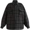 Plaid Flannel Shirt, Black - Button Downs - 1 - thumbnail