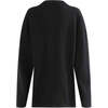 Three-Button Henley Top, Black - T-Shirts - 4