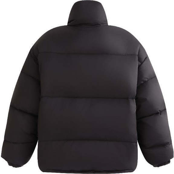 Quilted Puffer Jacket, Black - Jackets - 4