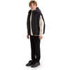 Hooded Puffer Vest, Black - Vests - 6