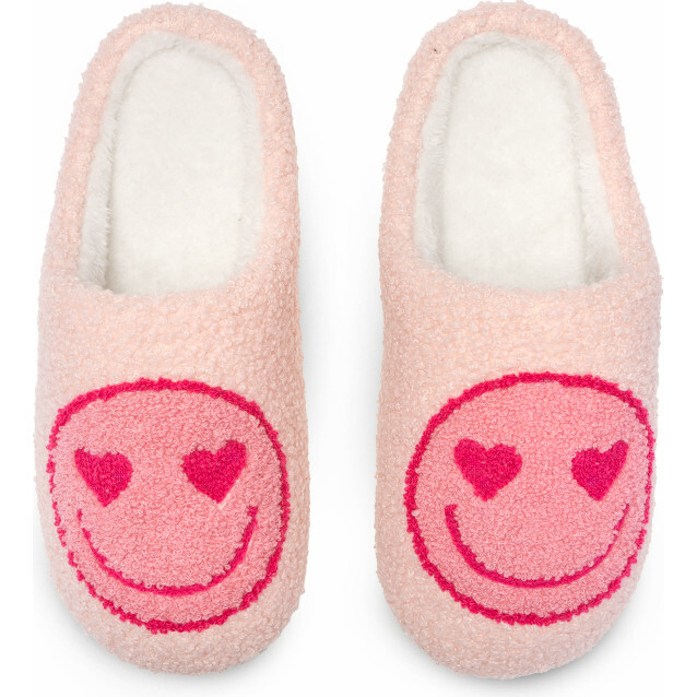 Pink Happy Slippers S/M