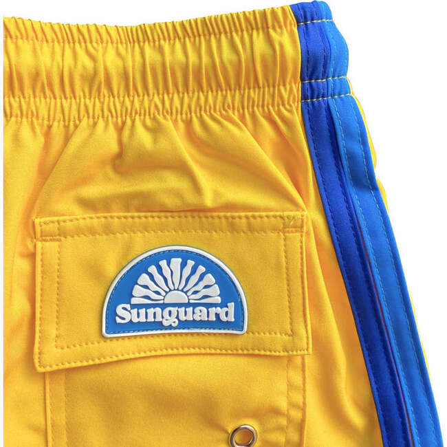 Eddie Swim Trunks, Yellow - Swim Trunks - 3