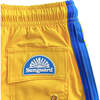 Eddie Swim Trunks, Yellow - Swim Trunks - 3 - thumbnail