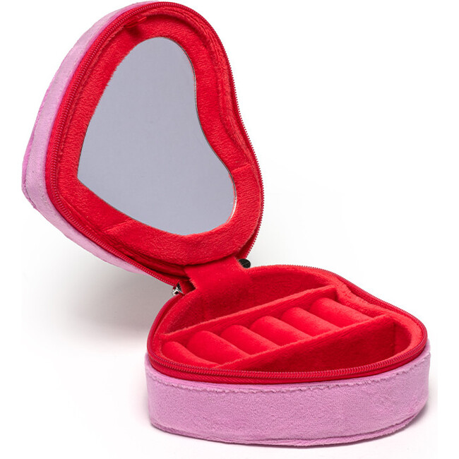 Heart Jewelry Zip Case