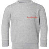 "heartbreaker" Classic Crewneck Fleece, Heather Gray - Sweatshirts - 1 - thumbnail