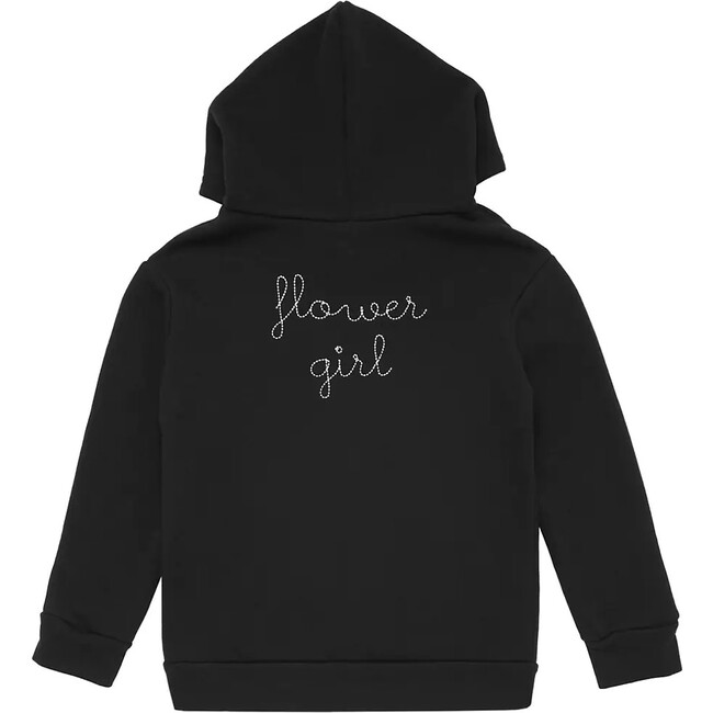 Baby + Kids "Flower Girl" Zip-Up Fleece Hooded Sweatshirt