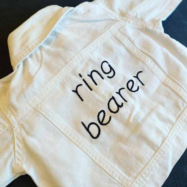 Baby + Kids "Ring Bearer" Denim Jacket - Jackets - 3