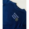 "Dreidel Dreidel Dreidel" Hannukah Little Kid Classic Crewneck Fleece, Navy - Sweatshirts - 2 - thumbnail