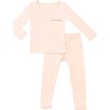 Baby + Kids Two-Piece Bamboo Cotton Personalized Pajamas, Pink - Pajamas - 1 - thumbnail