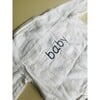 "baby" Embroidered Denim Jacket, White And Black - Denim Jackets - 2 - thumbnail