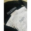 "baby" Embroidered Denim Jacket, White And Black - Denim Jackets - 3 - thumbnail