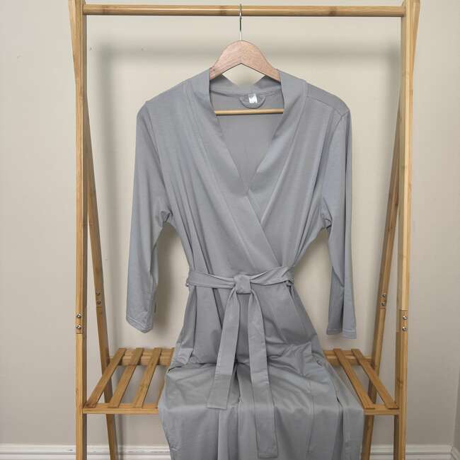 Mommy Robe, Solid Gray