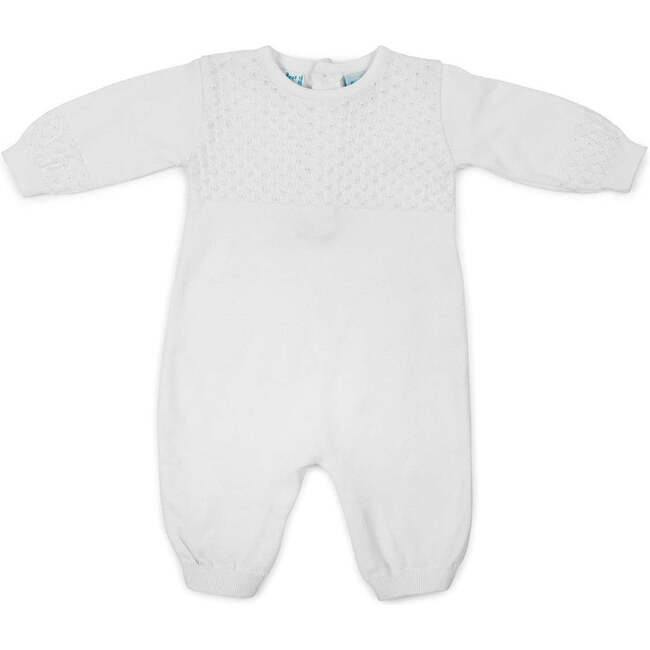 Diamond Knit Longall White