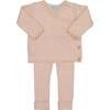 Ribbed Knit Wrap Set Blush - Mixed Apparel Set - 1 - thumbnail