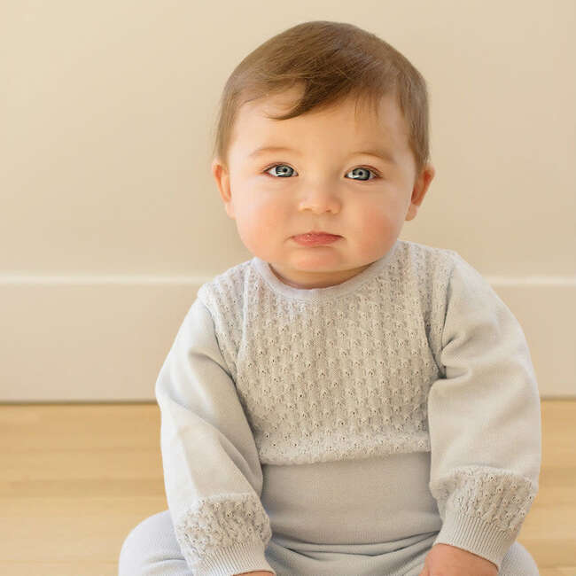 Diamond Knit Longall Grey