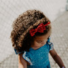 Glitter Bow Headband, Red - Hair Accessories - 2