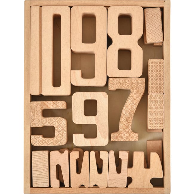 Avenlur Montessori Wooden Number Height Blocks – Self-Correcting Math Learning Set