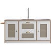 Macedon Breakfast Bar – Modern Play Island with Stools Included - Play Kitchens - 1 - thumbnail